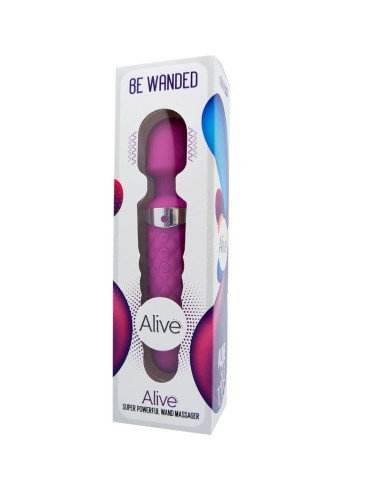 ALIVE - BE WANDED MASAJEADOR VIBRADOR VIOLETA Masajeadores