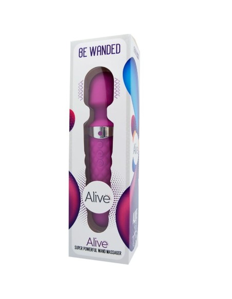 ALIVE - BE WANDED MASAJEADOR VIBRADOR VIOLETA Masajeadores