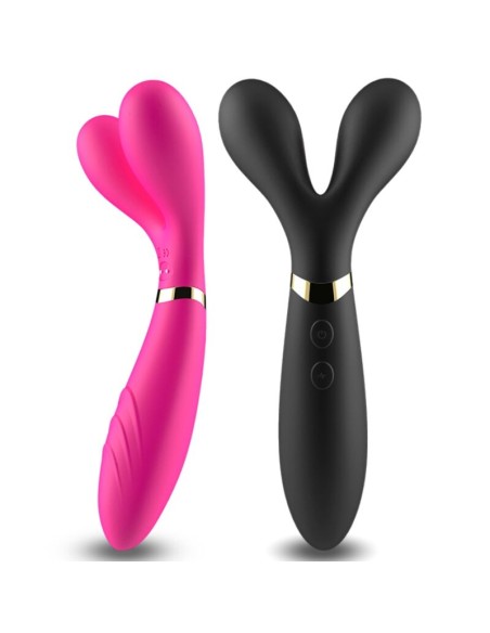 ARMONY - Y-WAND MASAJEADOR & VIBRADOR CABEZA DOBLE FUCSIA Para Clítoris