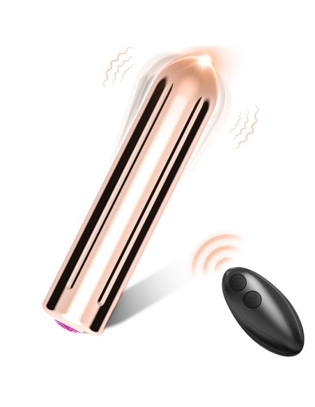 ARMONY - WARHEAD BALA VIBRADORA CONTROL REMOTO DORADO 2 CM X 8.8 CM Balas vibradoras