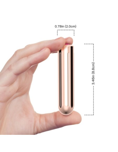 ARMONY - WARHEAD BALA VIBRADORA CONTROL REMOTO DORADO 2 CM X 8.8 CM Balas vibradoras