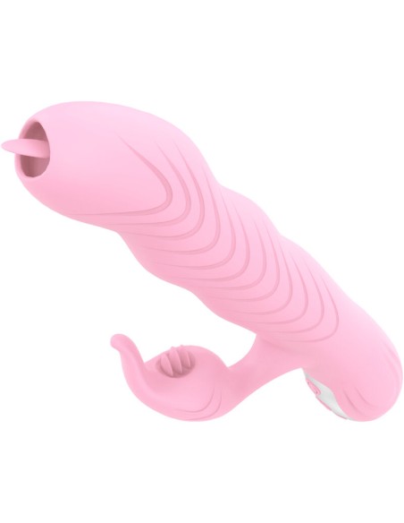 ARMONY - MARCIA VIBRADOR & THRUSTING DOBLE LENGUA EFECTO CALOR ROSA Vibradores