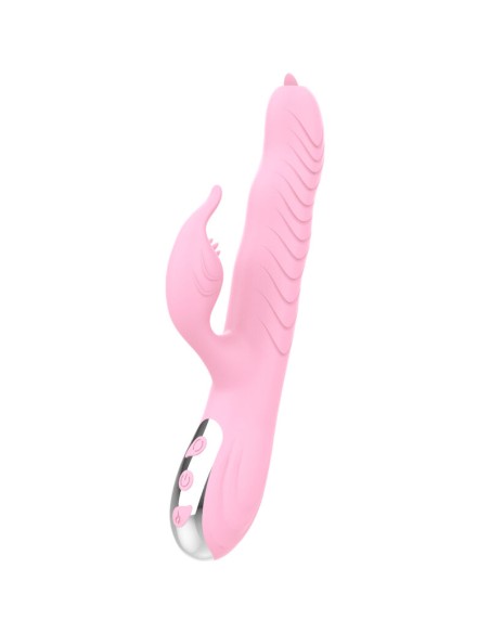 ARMONY - MARCIA VIBRADOR & THRUSTING DOBLE LENGUA EFECTO CALOR ROSA Vibradores