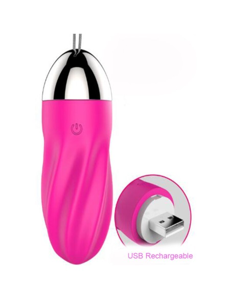 ARMONY - SWEETY HUEVO VIBRADOR ESPIRAL CONTROL REMOTO ROSA Huevos vibradores