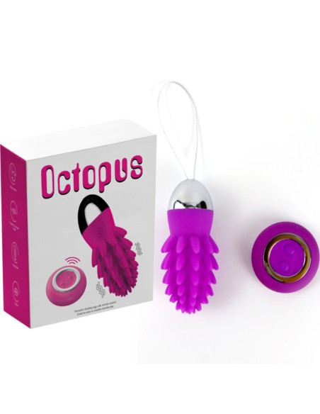 ARMONY - OCTOPUS HUEVO VIBRADOR CACTUS CONTROL REMOTO VIOLETA Huevos vibradores