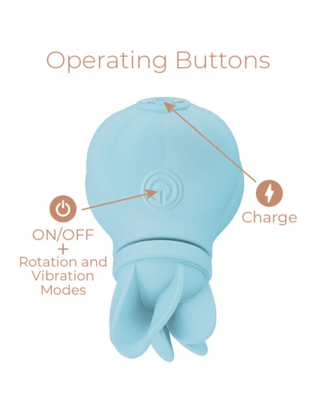 ADRIEN LASTIC - CARESS ESTIMULADOR CLITORIS AZUL Para Clítoris