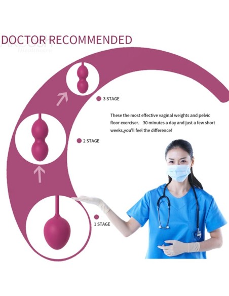 ARMONY - ANABIOSIS PESAS VAGINALES 3 NIVELES BUGAMBILLA Bolas Silicona