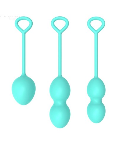 ARMONY - ANABIOSIS PESAS VAGINALES 3 NIVELES VERDE Bolas Silicona