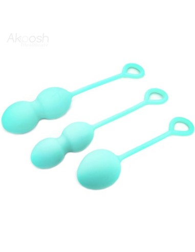 ARMONY - ANABIOSIS PESAS VAGINALES 3 NIVELES VERDE Bolas Silicona