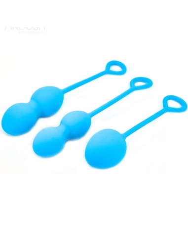 ARMONY - ANABIOSIS PESAS VAGINALES 3 NIVELES AZUL Bolas Silicona