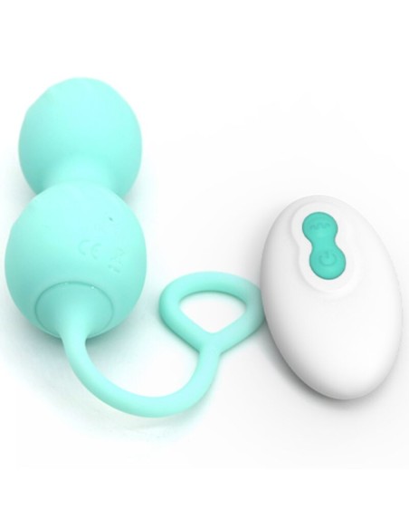 ARMONY - BLOSSOMS PESAS VAGINALES VIBRADOR CONTROL REMOTO 10 VIBRACIONES VERDE Vibradores control remoto