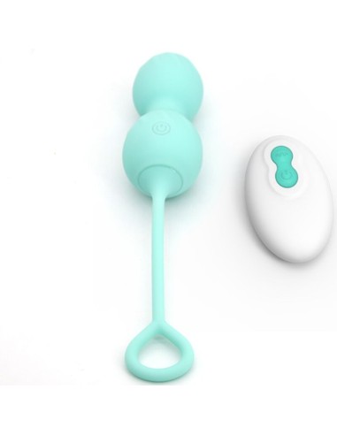 ARMONY - BLOSSOMS PESAS VAGINALES VIBRADOR CONTROL REMOTO 10 VIBRACIONES VERDE Vibradores control remoto