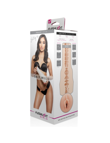 FLESHLIGHT GIRLS - EMILY WILLIS SQUIRT VAGINA Vaginas Actrices Porno