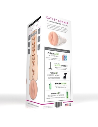 FLESHLIGHT GIRLS - KAYLEY GUNNER MASTURBADOR VAGINA Vaginas Actrices Porno
