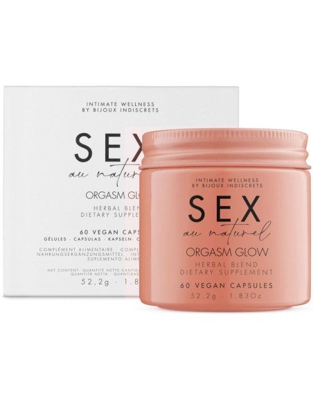 Orgasm Glow – Complemento alimenticio a base de hierbas Cápsulas para Mujeres