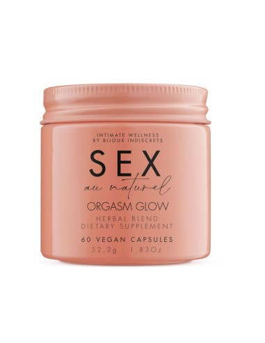 Orgasm Glow – Complemento alimenticio a base de hierbas Cápsulas para Mujeres