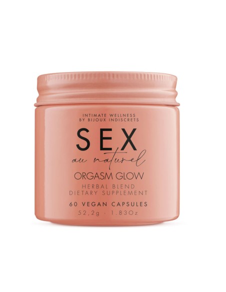 Orgasm Glow – Complemento alimenticio a base de hierbas Cápsulas para Mujeres