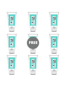 AQUA TRAVEL - LUBRICANTE BASE AGUA SABOR FRUTAS TROPICALES - 50 ML 8+1 GRATIS