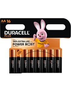 DURACELL - PLUS POWER BOOST PILA ALCALINA AA LR6 BLISTER x 16