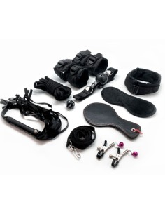 ALIVE - FURY KIT 10 PIEZAS BDSM NEGRO