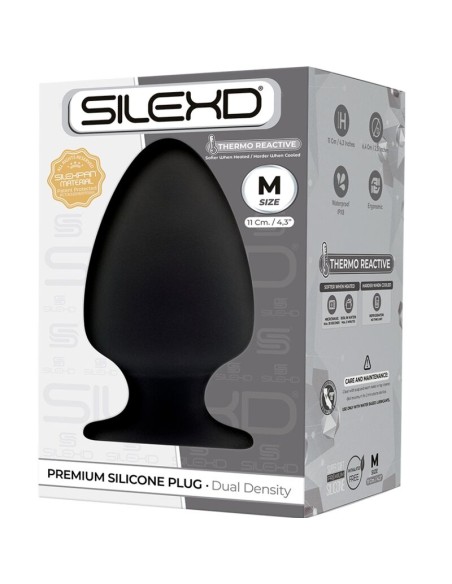 SILEXD - MODELO 1 PLUG ANAL SILICONA PREMIUM SILEXPAN PREMIUM TERMORREACTIVO TALLA M Plugs Anales