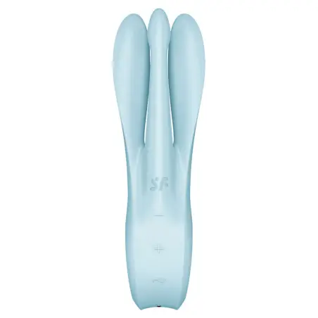 Threesome 1 Vibrador Azul - 12 Modos | Satisfyer