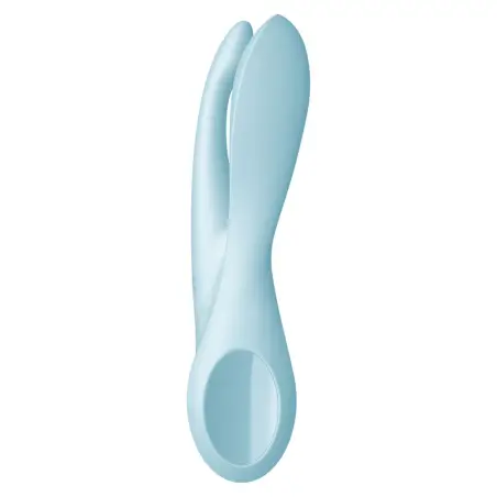 Threesome 1 Vibrador Azul - 12 Modos | Satisfyer