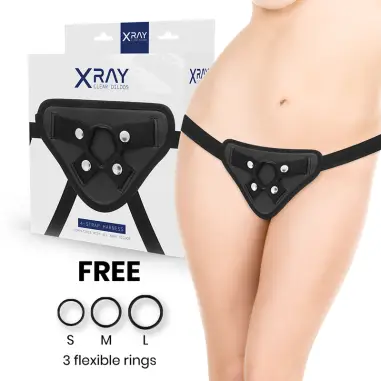 X RAY - ARNÉS COMPATIBLE CON ANILLAS SILICONA 