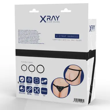 X RAY - ARNÉS COMPATIBLE CON ANILLAS SILICONA 