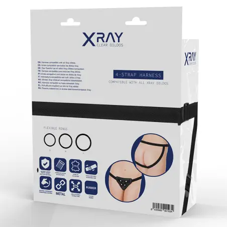X RAY - ARNÉS COMPATIBLE CON ANILLAS SILICONA 