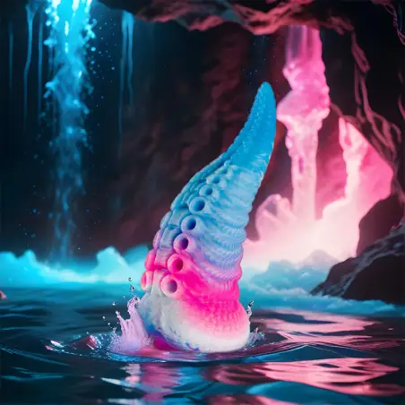 EPIC - PHORCYS DILDO TENTÁCULO AZUL TAMAÑO PEQUEÑO Dildos sin Vibración