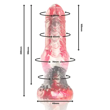 EPIC - HELIOS DILDO CON TESTÍCULOS CALOR Y ÉXTASIS Dildos sin Vibración