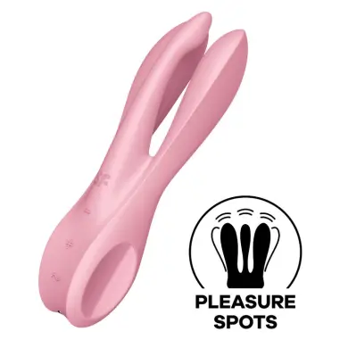 Threesome 1 Vibrador Rosa - 12 Modos | Satisfyer
