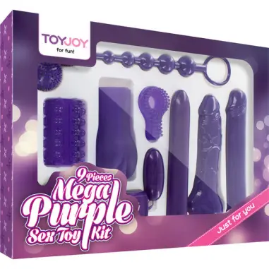 TOYJOY - JUST FOR YOU MEGA PURPLE SEX TOY KIT 