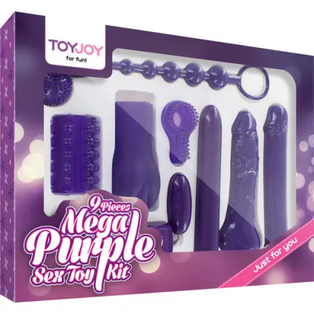 TOYJOY - JUST FOR YOU MEGA PURPLE SEX TOY KIT 