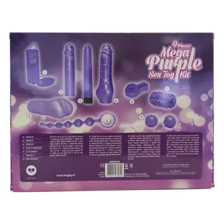 TOYJOY - JUST FOR YOU MEGA PURPLE SEX TOY KIT 