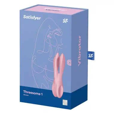 Threesome 1 Vibrador Rosa - 12 Modos | Satisfyer