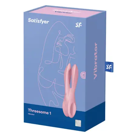 Threesome 1 Vibrador Rosa - 12 Modos | Satisfyer