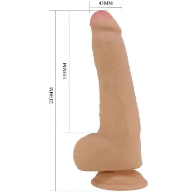PRETTY LOVE - DRACO DILDO REALÍSTICO 23 CM NATURAL Penes realísticos
