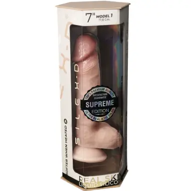 SILEXD - PENE REALÍSTICO SILICONA PREMIUM TERMOREACTIVO 17.8 CM Penes realísticos