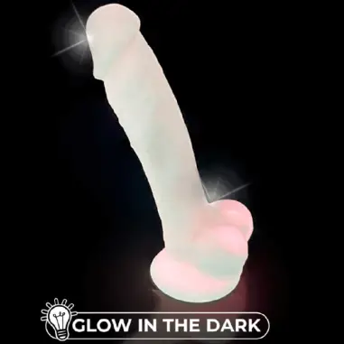 SILEXD - MODELO 1 PENE REALÍSTICO SILICONA PREMIUM SILEXPAN ROSA FLUORESCENTE 17.5 CM 