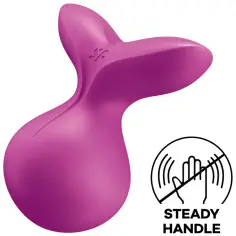 SATISFYER - VIVA LA VULVA 3 VIBRADOR LAY-ON VIOLETA 2