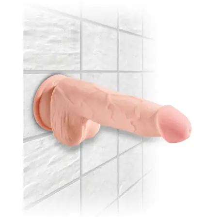 KING COCK - DILDO TRIPLE DENSIDAD 14 CM 