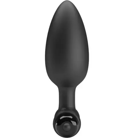 PRETTY LOVE - VIBRA BUTT PLUG 2 PLUG ANAL 10 VIBRACIONES NEGRO 