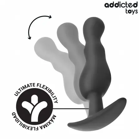 ADDICTED TOYS - SET DE 3 PLUG ANAL SILICONA MODELO 1 