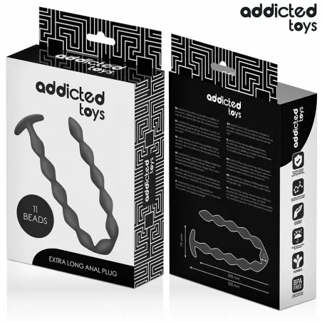 ADDICTED TOYS - ROSARIO ANAL 27 CM EXTRA LARGO SILICONA 