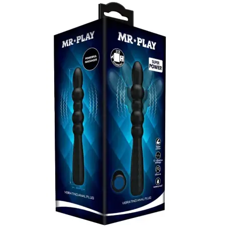 MR PLAY - PLUG ANAL FLEXIBLE CON VIBRACIÓN Plugs Anales