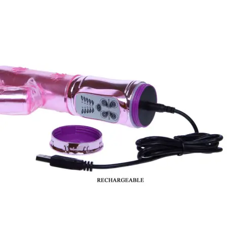 BAILE - THROBBING BUNNY ROTADOR RAMPANTE ROSA 