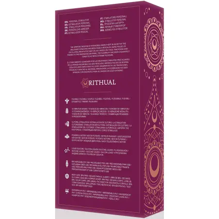 MOTOR RITUAL ANUSARA DUAL RECARGABLE 2.0 ORQUIDEA 