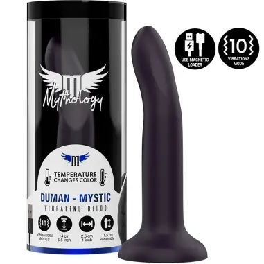 MYTHOLOGY DUMAN MYSTIC DILDO S - VIBRADOR COMPATIBLE CON WATCHME WIRELESS TECHNOLOGY Vibradores control remoto